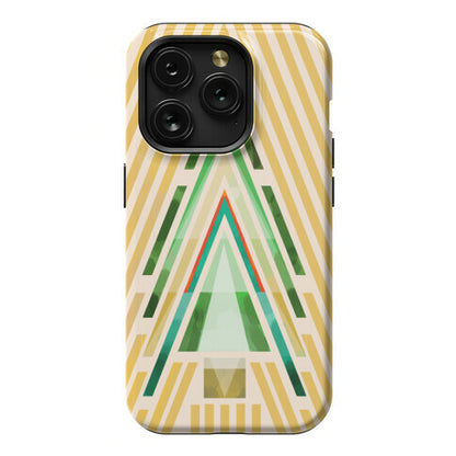 Geometric Summer Tree Phone Case