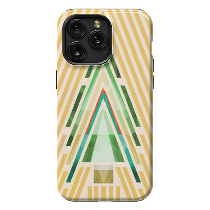 Geometric Summer Tree Phone Case