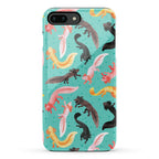 Cute Bright Axolotl Pattern Phone Case