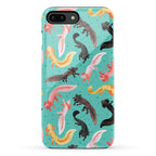 Cute Bright Axolotl Pattern Phone Case