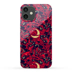Occult Werewolf Moon Pattern Phone Case
