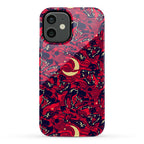 Occult Werewolf Moon Pattern Phone Case
