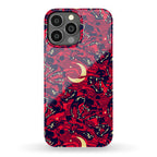Occult Werewolf Moon Pattern Phone Case
