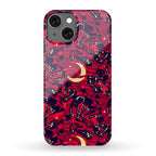 Occult Werewolf Moon Pattern Phone Case
