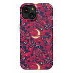 Occult Werewolf Moon Pattern Phone Case