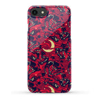 Occult Werewolf Moon Pattern Phone Case