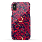 Occult Werewolf Moon Pattern Phone Case
