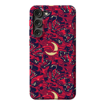 Occult Werewolf Moon Pattern Phone Case