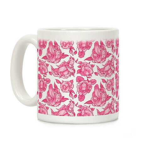 Floral Penis Mug Coffee Mug
