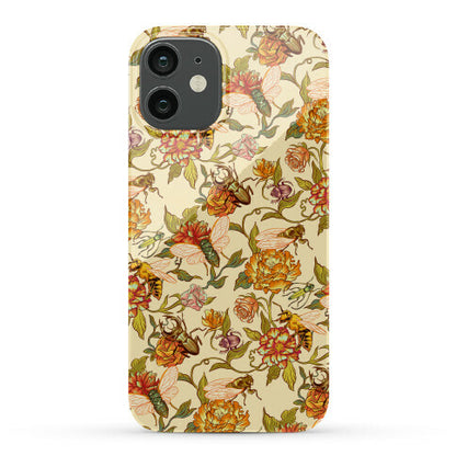 Florals & Hidden Insects Phone Case