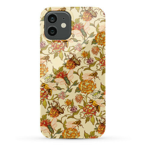 Florals & Hidden Insects Phone Case