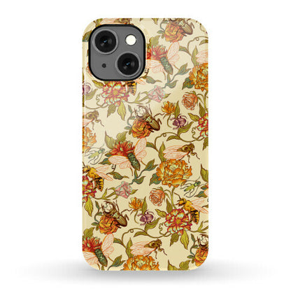 Florals & Hidden Insects Phone Case