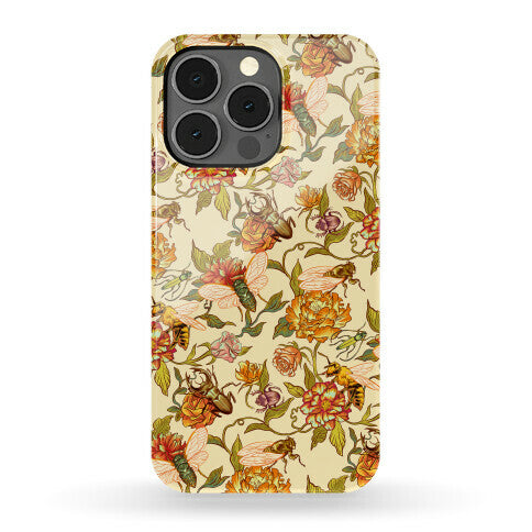 Florals & Hidden Insects Phone Case