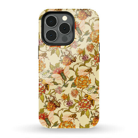 Florals & Hidden Insects Phone Case