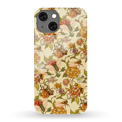 Florals & Hidden Insects Phone Case