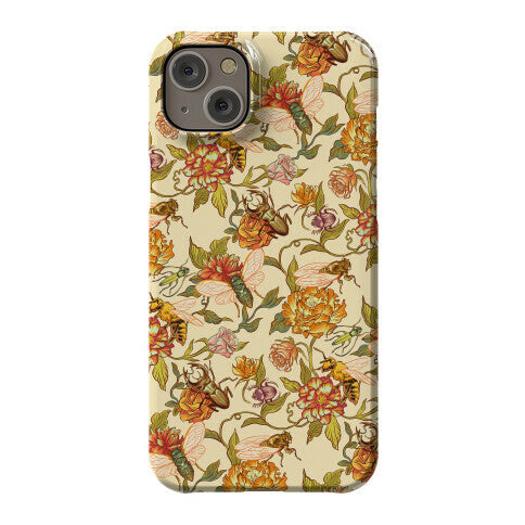 Florals & Hidden Insects Phone Case