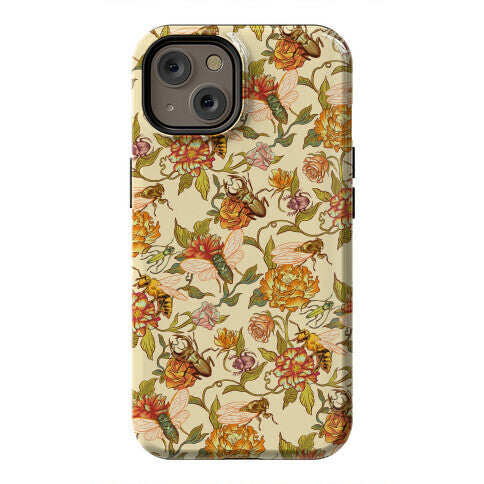 Florals & Hidden Insects Phone Case