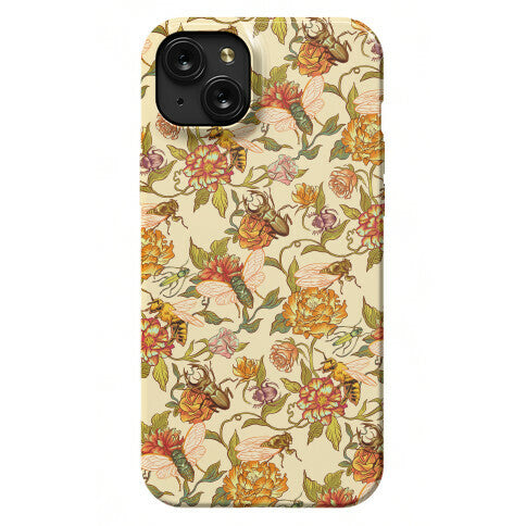 Florals & Hidden Insects Phone Case