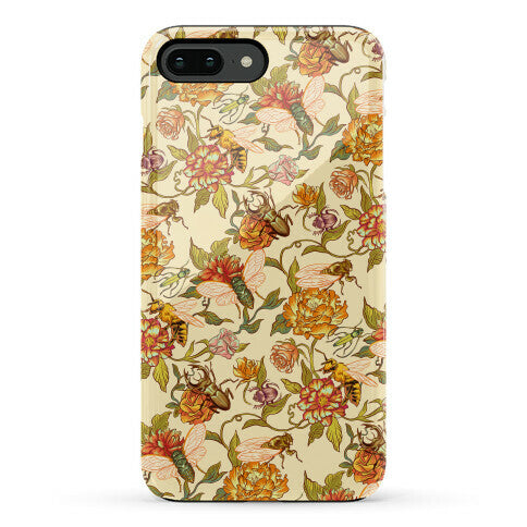 Florals & Hidden Insects Phone Case