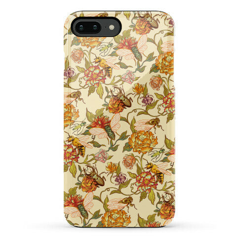 Florals & Hidden Insects Phone Case