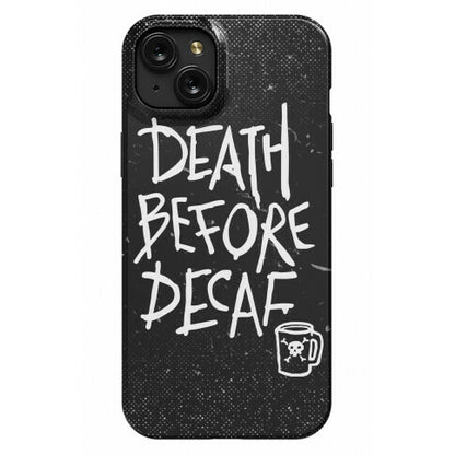 Death Before Decaf Phone Case