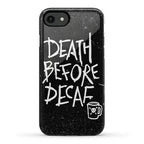 Death Before Decaf Phone Case