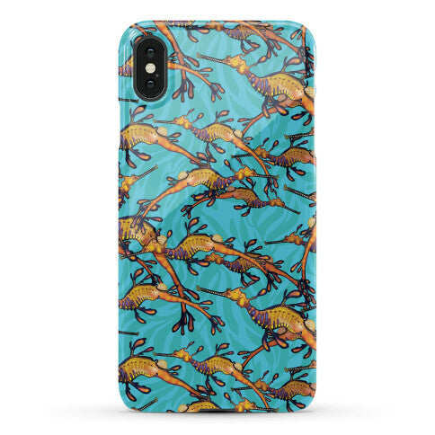 Weedy Sea Dragon Nautical Pattern Phone Case