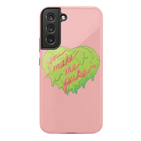 You Make Me Puke - Conversation Hearts Phone Case