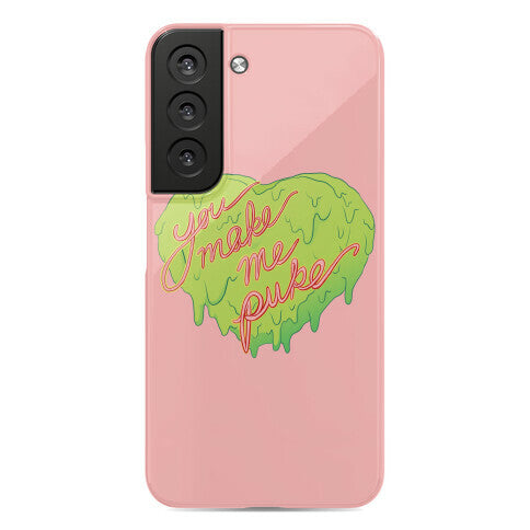 You Make Me Puke - Conversation Hearts Phone Case