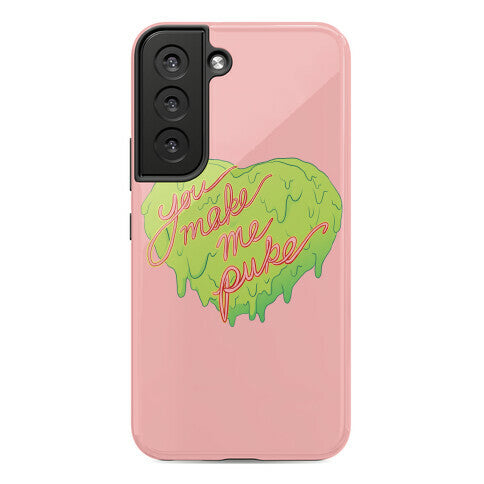 You Make Me Puke - Conversation Hearts Phone Case