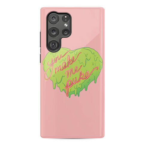 You Make Me Puke - Conversation Hearts Phone Case