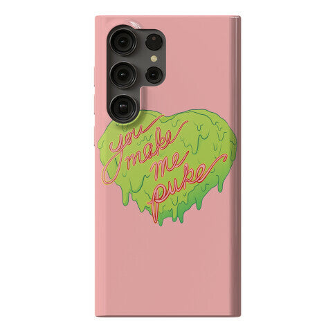 You Make Me Puke - Conversation Hearts Phone Case