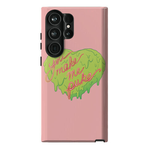 You Make Me Puke - Conversation Hearts Phone Case