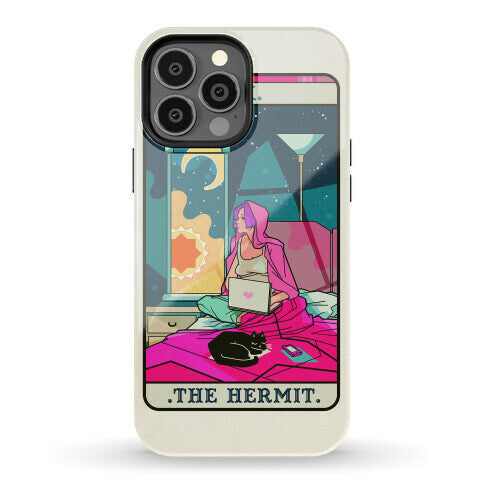 Hermit Tarot Card Phone Case