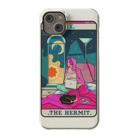 Hermit Tarot Card Phone Case