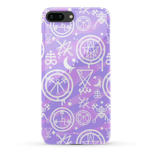 Pastel Goth Demon Sigil Pattern Phone Case