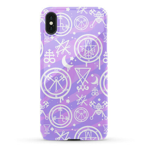 Pastel Goth Demon Sigil Pattern Phone Case