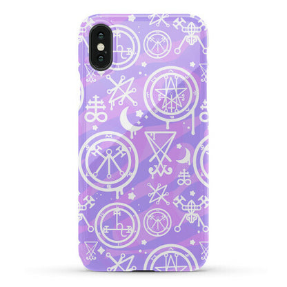 Pastel Goth Demon Sigil Pattern Phone Case