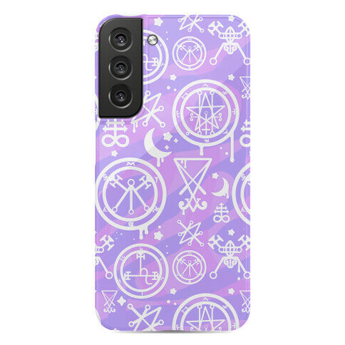 Pastel Goth Demon Sigil Pattern Phone Case