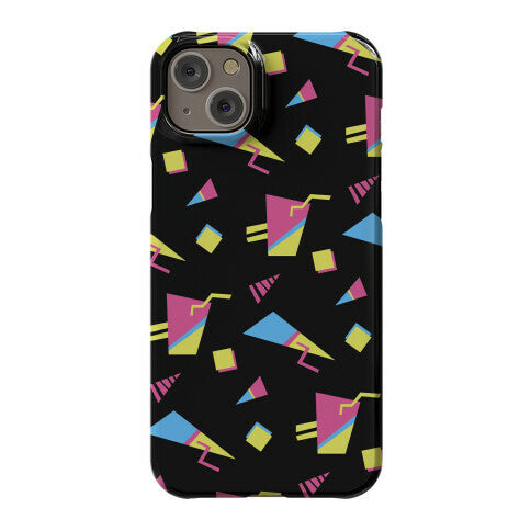 Black 80s/90s Pattern Phone Case