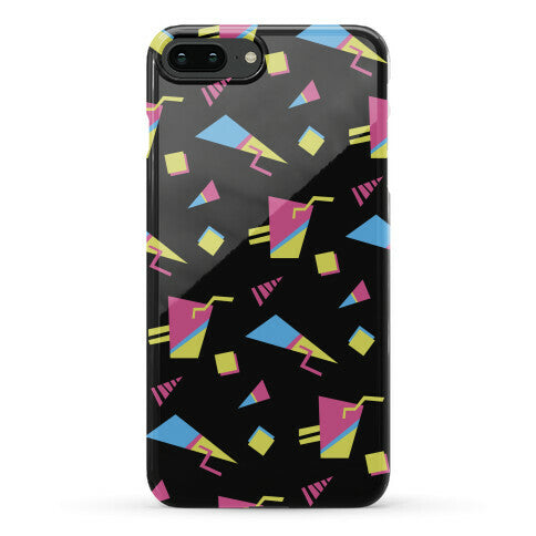 Black 80s/90s Pattern Phone Case