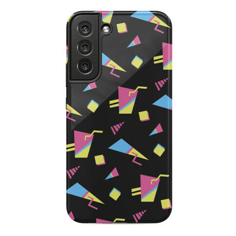 Black 80s/90s Pattern Phone Case