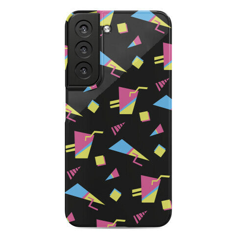 Black 80s/90s Pattern Phone Case