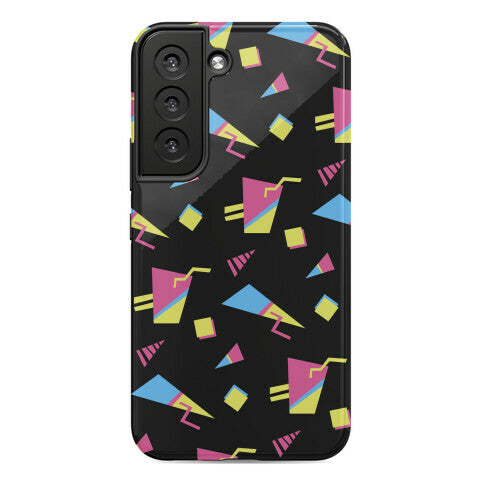 Black 80s/90s Pattern Phone Case