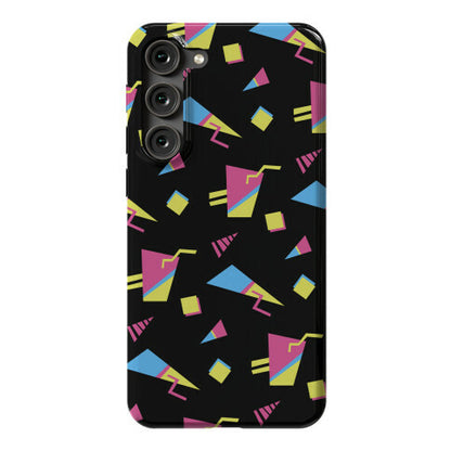 Black 80s/90s Pattern Phone Case
