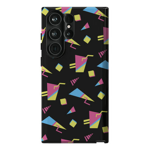 Black 80s/90s Pattern Phone Case