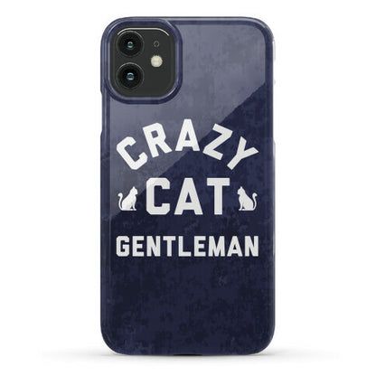 Crazy Cat Gentleman Phone Case