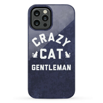 Crazy Cat Gentleman Phone Case