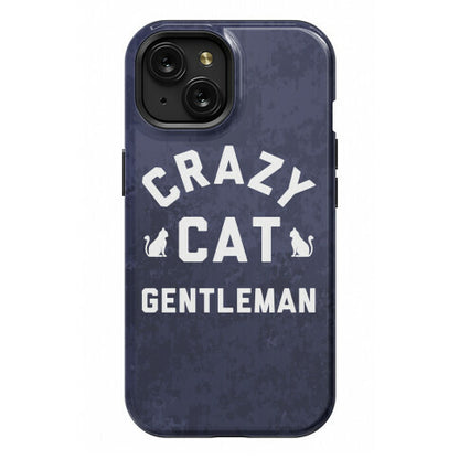 Crazy Cat Gentleman Phone Case
