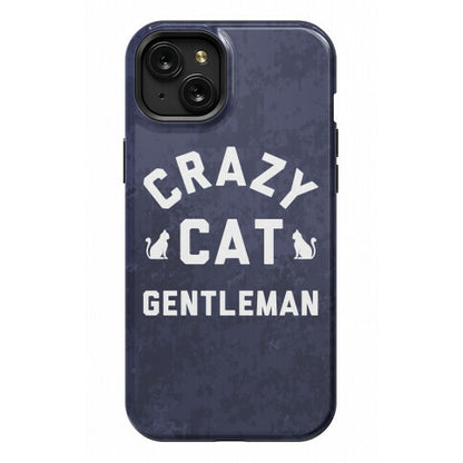 Crazy Cat Gentleman Phone Case